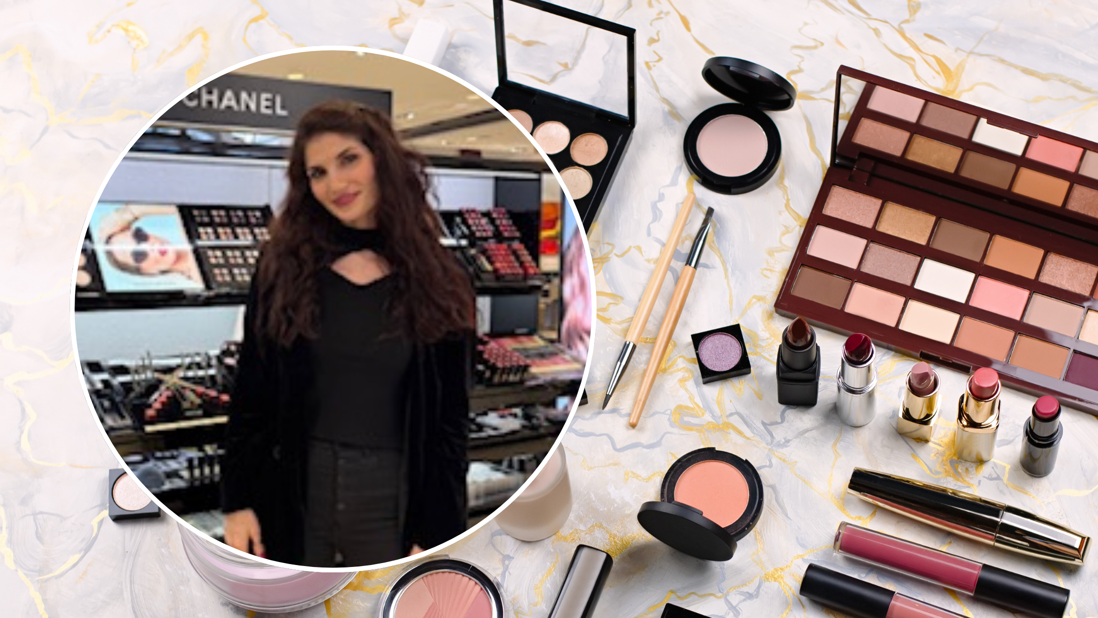 A portrait of Ronnah, a dedicated Chanel Specialist who has spent eight years mastering the art of beauty and skincare, representing the confidence, professional growth, and deep customer connections achievable through a specialized career in the beauty trades.