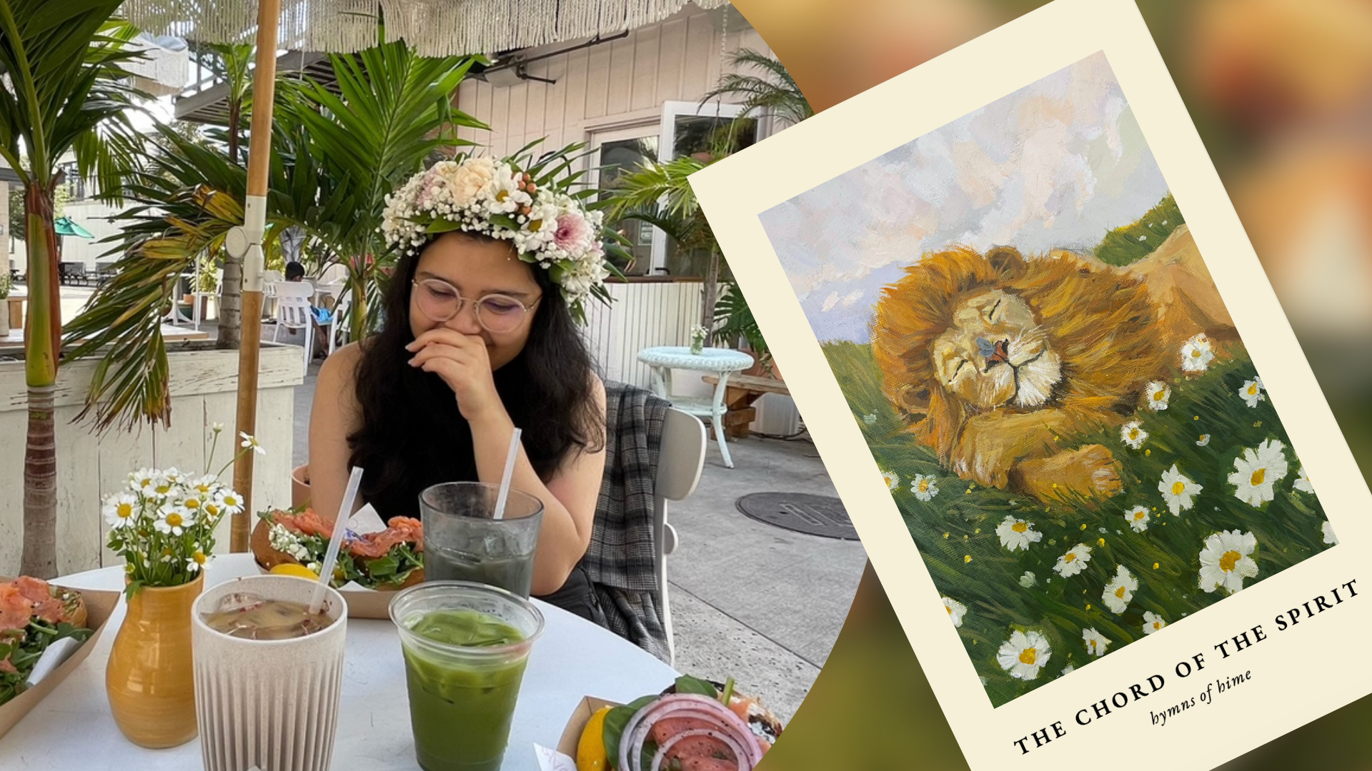 UI design career inspiration — Hime, a user interface designer and published poet, with her book The Chord of the Spirit