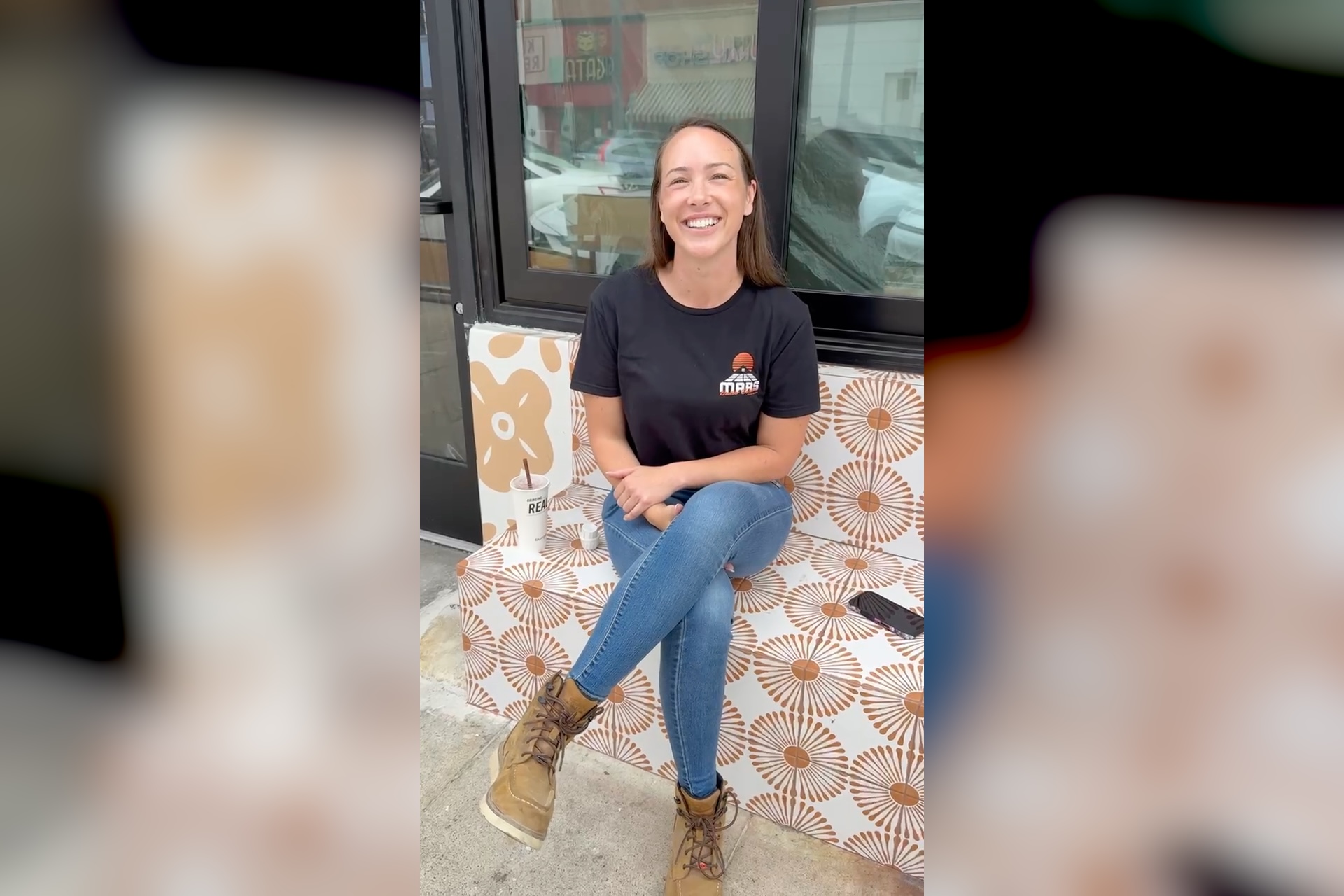Staffing career inspiration — Jess, a construction staffing professional, smiling during her interview about helping build America